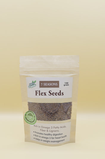 Buy Premium Brown Flax Seeds (100g) Online in Pakistan | 7seasons.pk