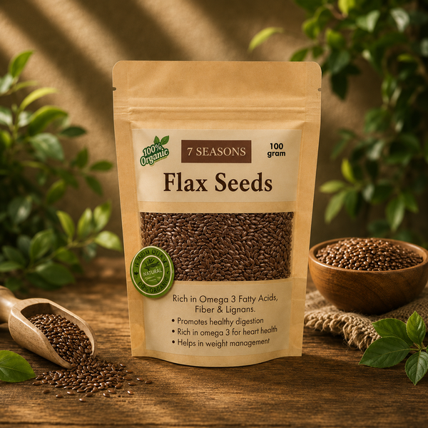 Buy Premium Brown Flax Seeds Online in Pakistan | 7seasons.pk