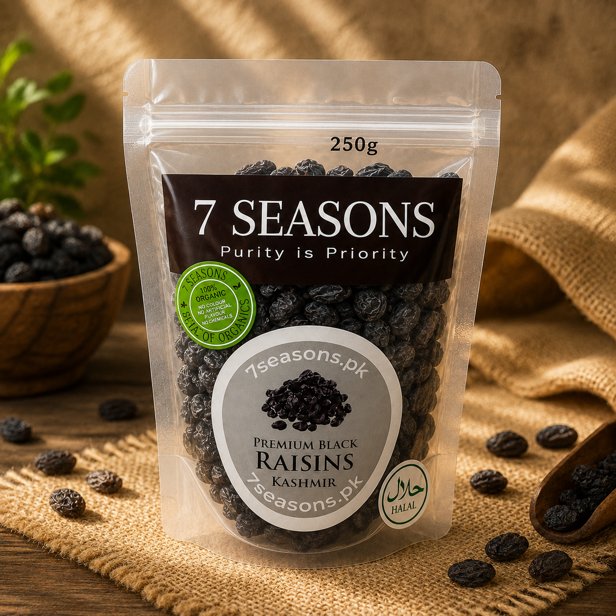 Premium Black Kishmish – Sweet, Soft &amp; Naturally Nutritious