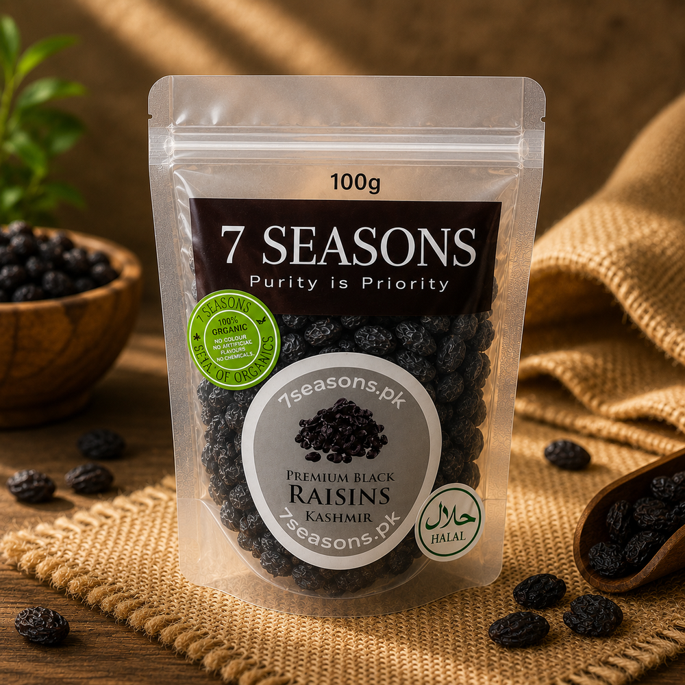 Premium Black Kishmish – Sweet, Soft &amp; Naturally Nutritious