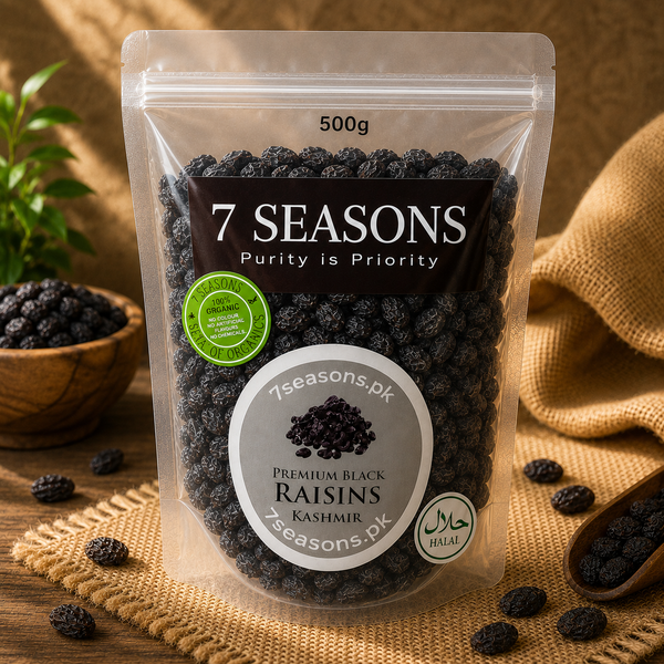 Premium Black Kishmish – Sweet, Soft &amp; Naturally Nutritious