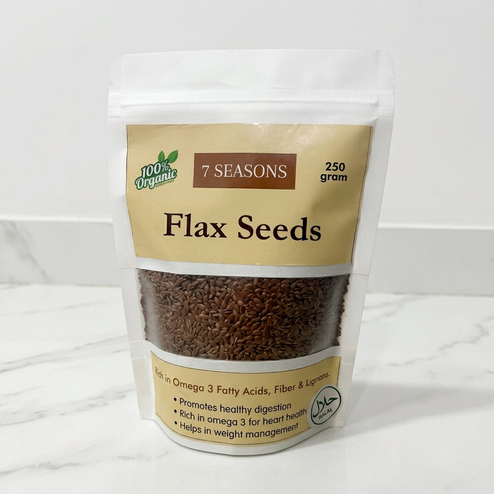 Buy Premium Brown Flax Seeds Online in Pakistan | 7seasons.pk
