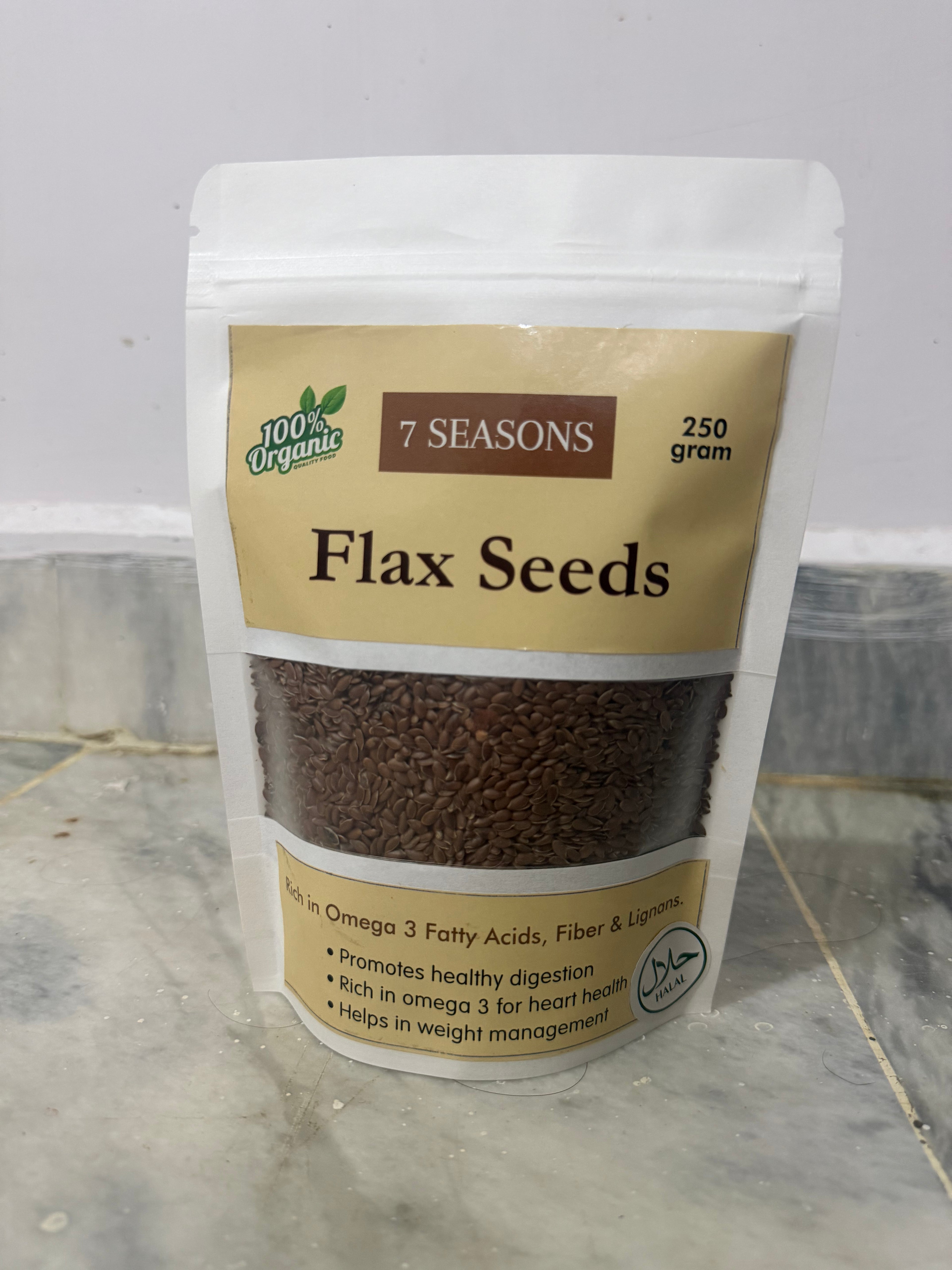 Buy Premium Brown Flax Seeds Online in Pakistan | 7seasons.pk