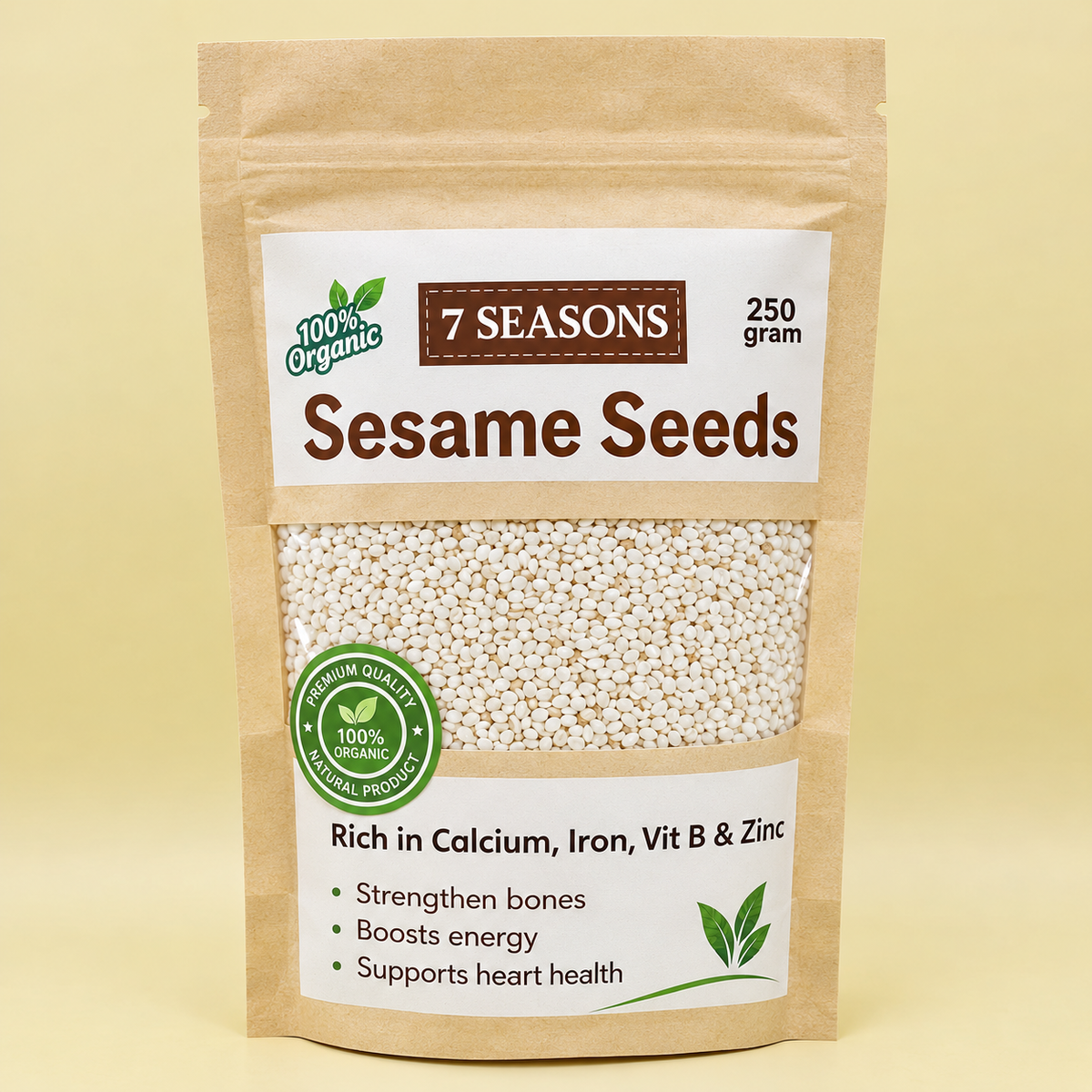 Premium Pakistani Sesame Seeds (Til) - Natural, Raw & Unprocessed
