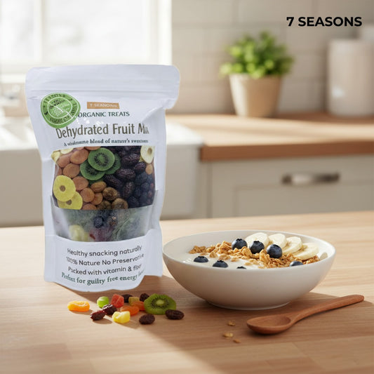 Premium Dehydrated Fruits Mix | 100% Natural & Unsweetened | Healthy Snack