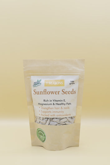 Premium, Fresh Sunflower Seeds (Charya) - 100g Bag - 100 PKR